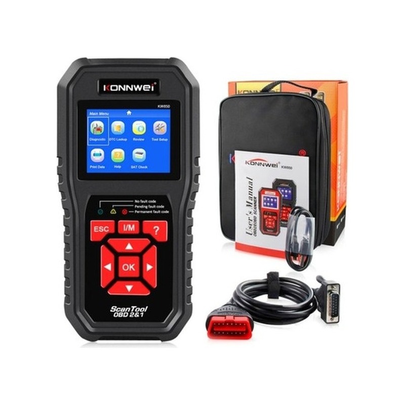 Scanner Automotivo Konnwei KW850 Profissional Multilíngue