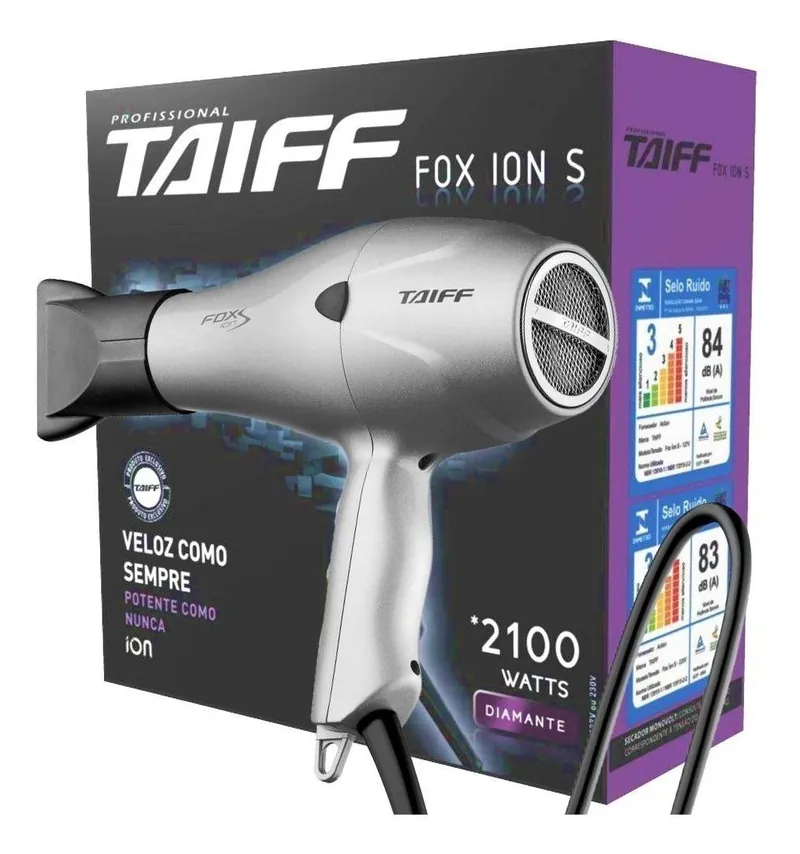 Secador Taiff Fox Íon 2100W