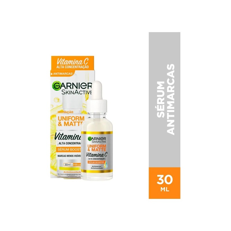 Sérum Antimanchas Garnier Uniform & Matte Vitamina C (30ml)