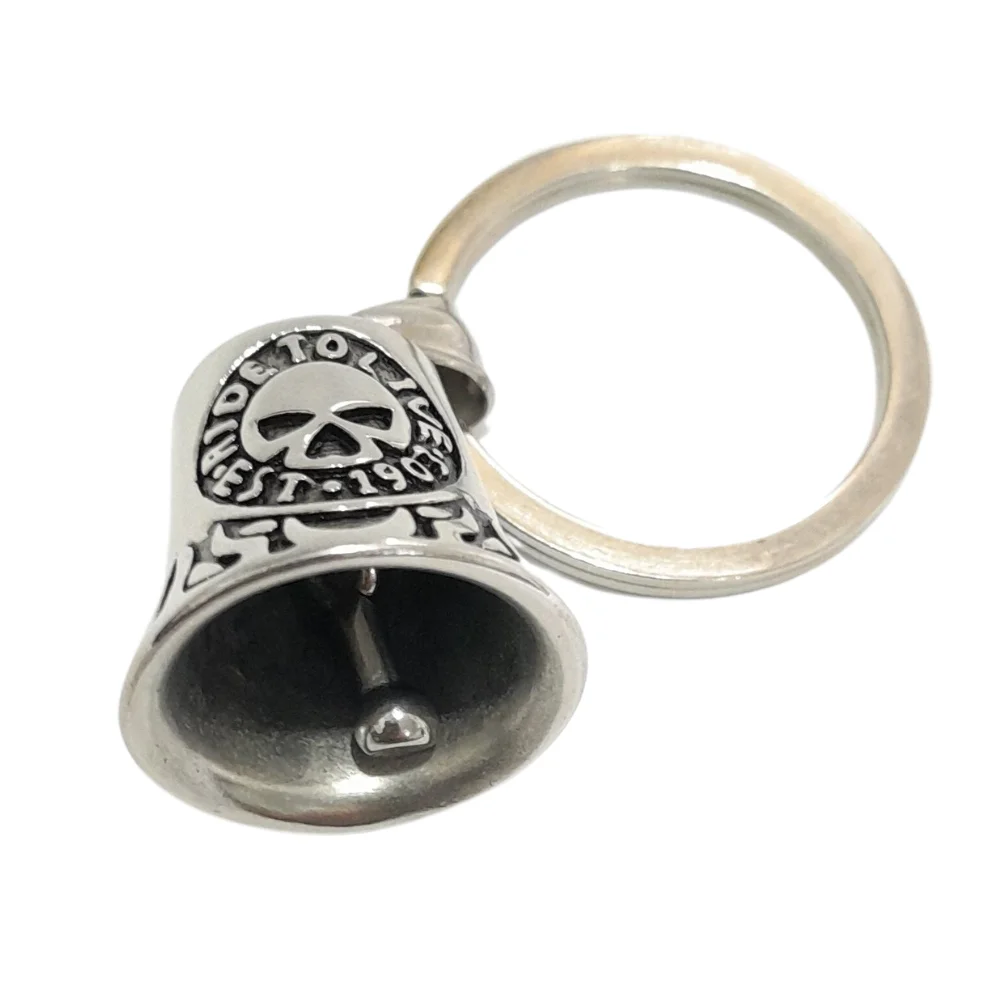 Sino do Guardião Guardian Bell Caveira Skull em Aço Maciço