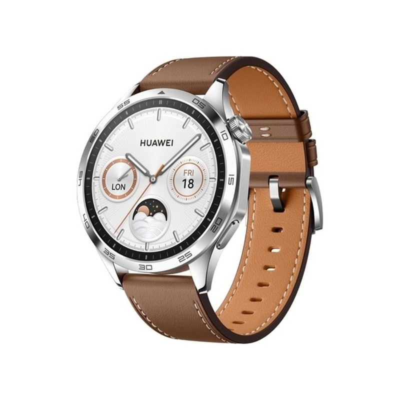 Smartwatch Huawei Watch GT 4 46mm Bateria de 14 Dias e Aço Inox