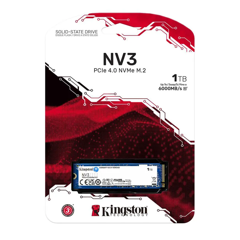 SSD Kingston NV3 1TB NVMe PCIe 4.0