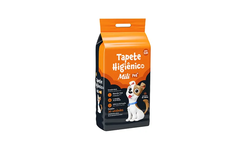 Tapete Higiênico Descartável Mili Dog 50 Unidades