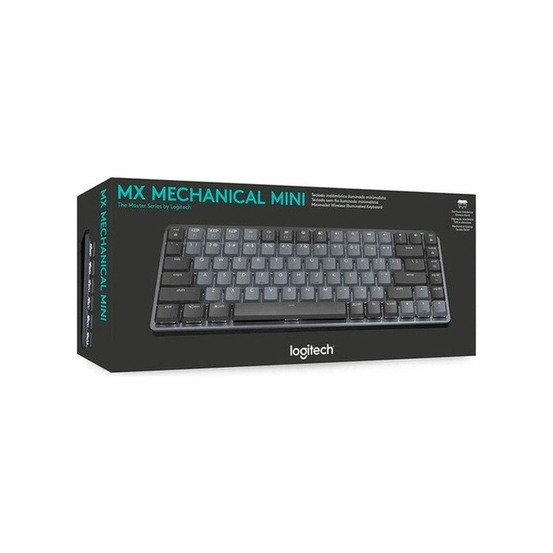 Teclado Mecânico Sem Fio Logitech MX Mechanical Mini Low Profile