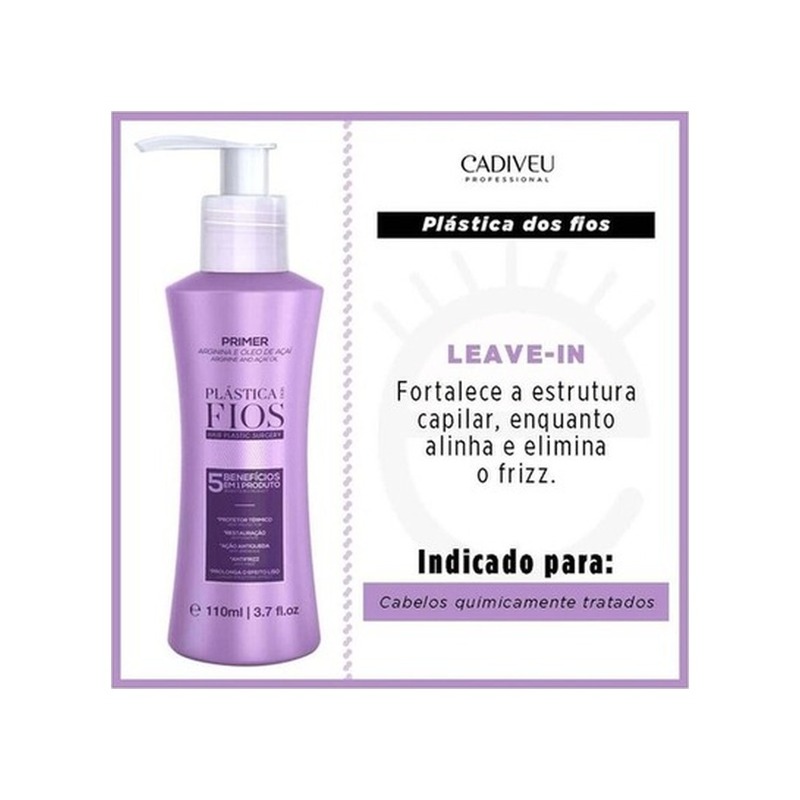 Leave-in Cadiveu Plástica dos Fios Primer (110ml)