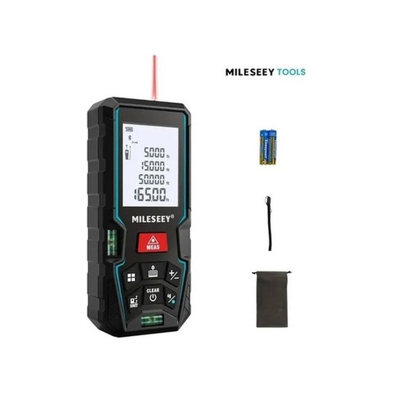 Trena a Laser Mileseey D5 50 Metros com Nível Eletrônico