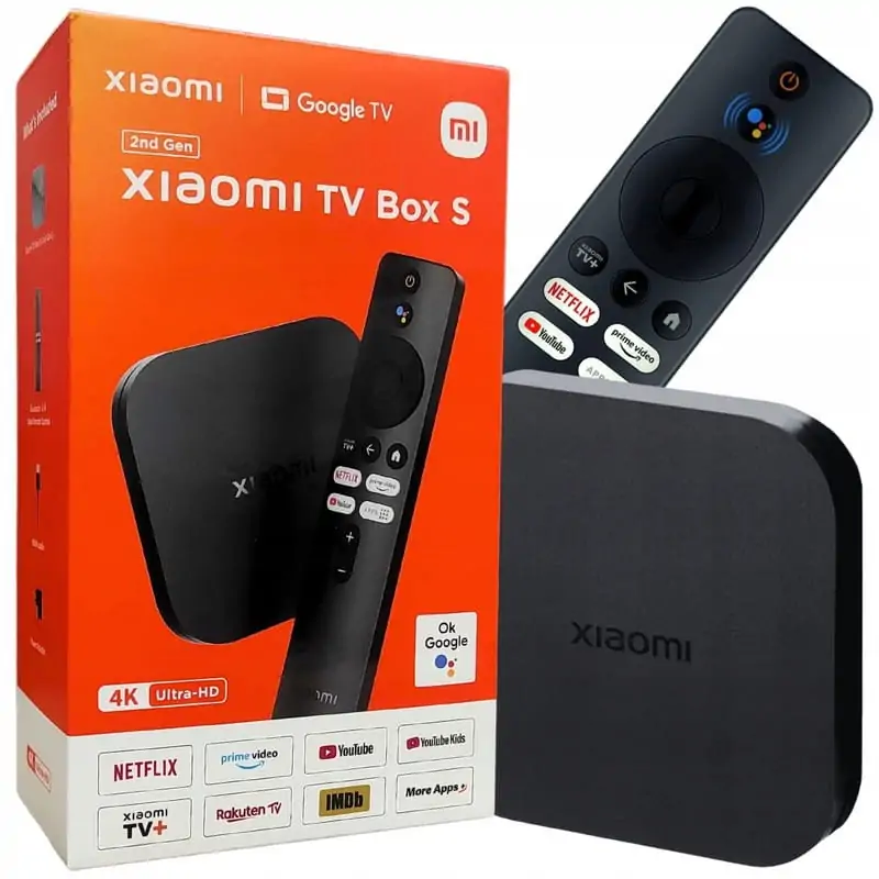 Smart TV Box Xiaomi Mi TV Box S 2nd Gen 4K com Google TV
