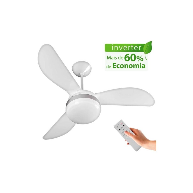 Ventilador de Teto Ventisol Fênix Inverter com Controle Remoto
