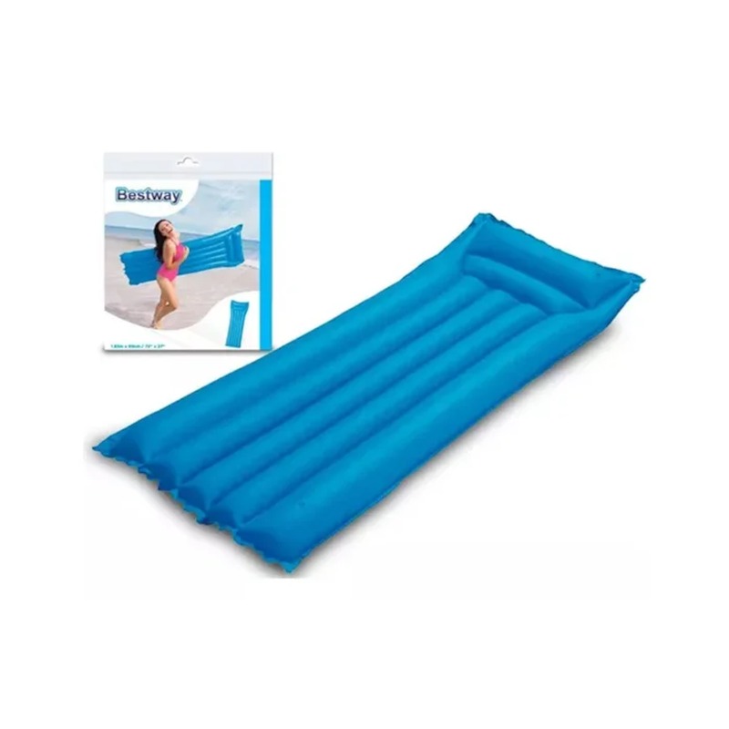 Bestway Colchão Bronzeador Flutuante com Almofada 1,83m